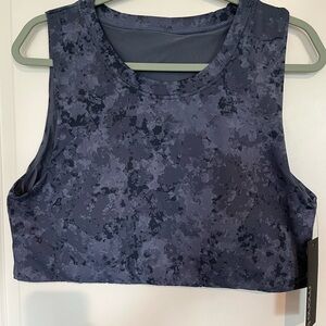 NWT Mono B Camo Sports Bra - Dark Blue